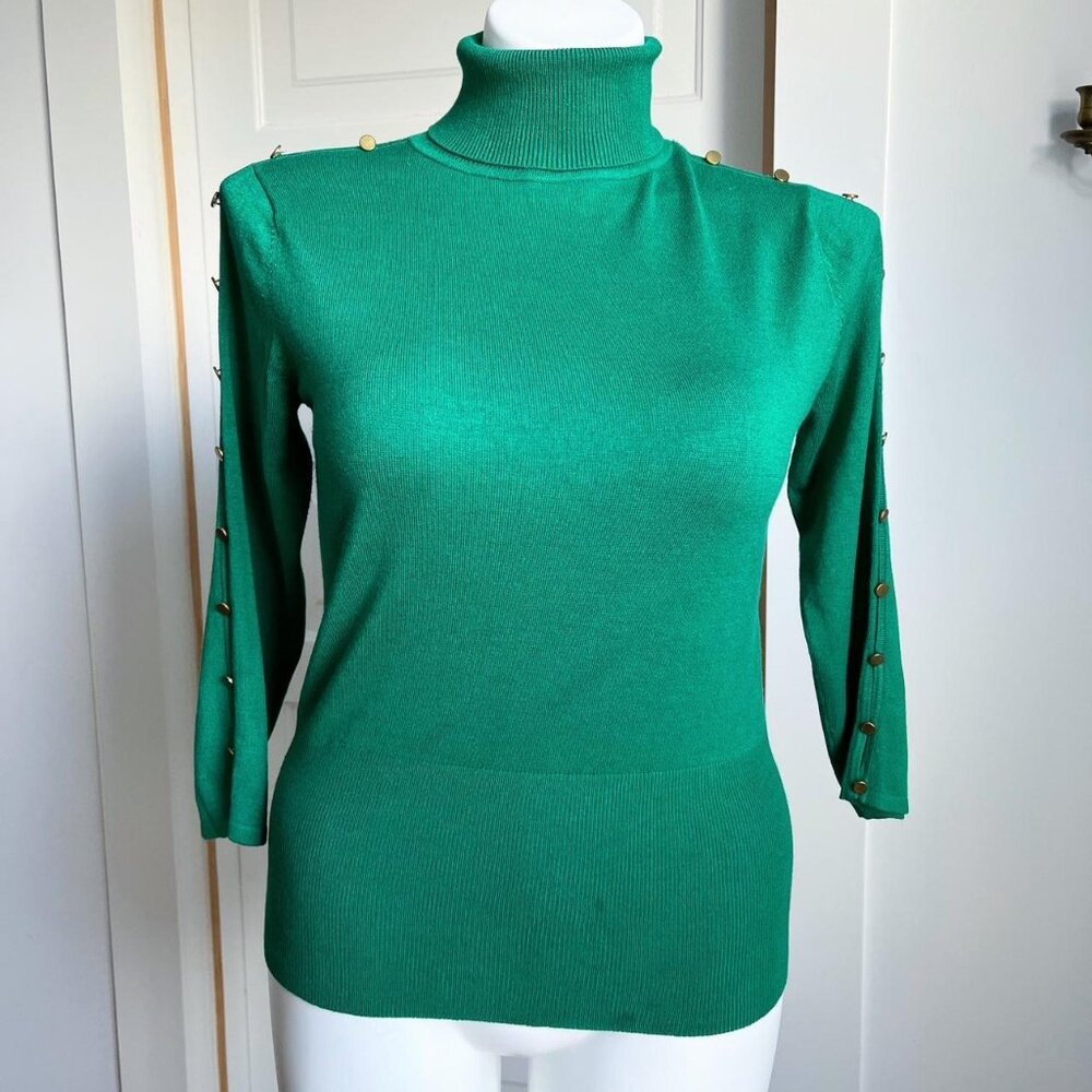 Soft Green Turtle Neck